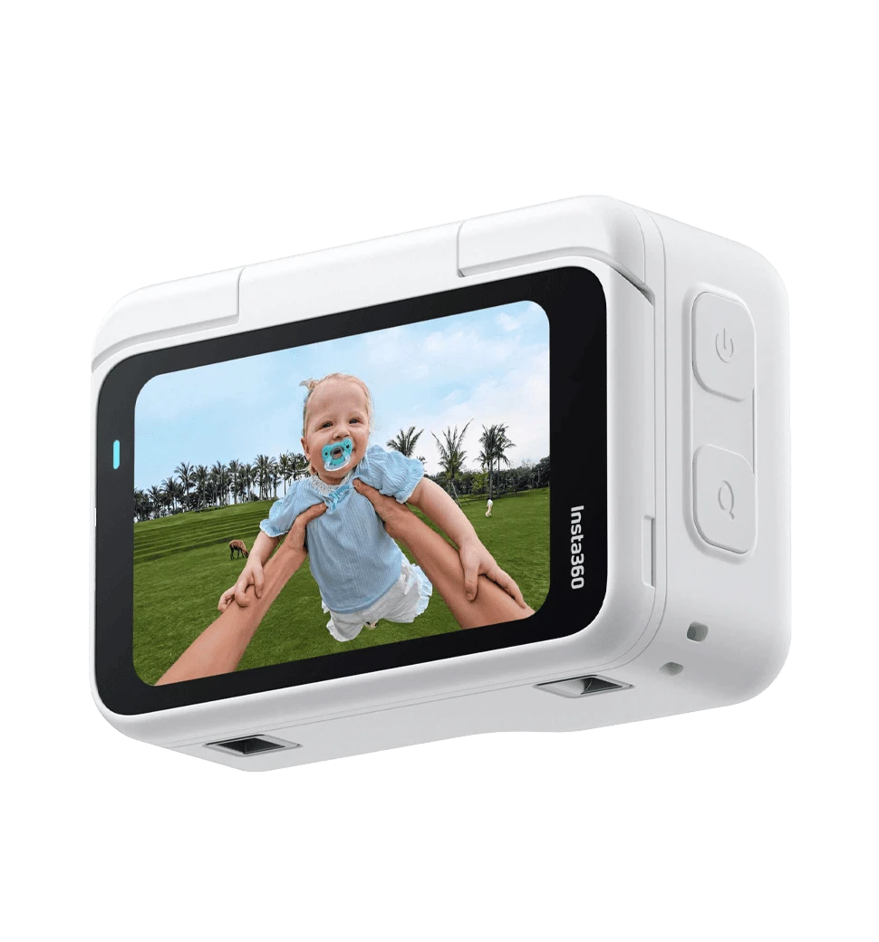 Екшн-камера Insta360 GO Ultra Creator Bundle White (CINSABEA_GOULTRA05) вид спереду