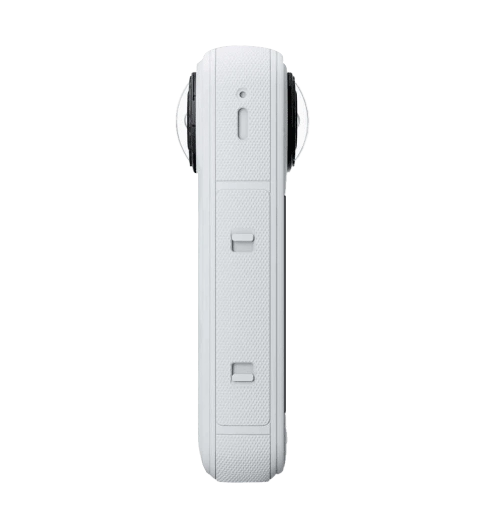 Екшн-камера Insta360 X5 Standard Bundle - Satin White Limited Edition (CINSAAHA_X532) боковий вид