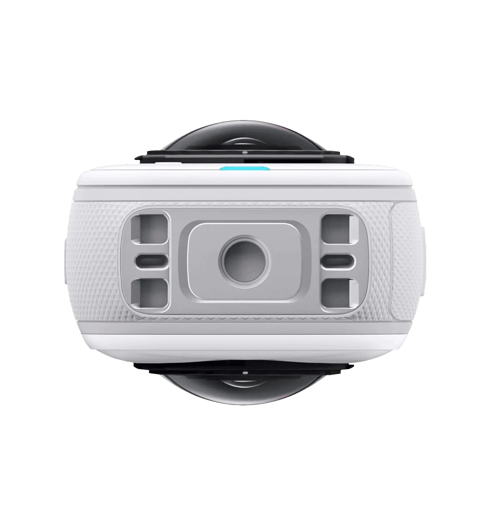 Екшн-камера Insta360 X5 Standard Bundle - Satin White Limited Edition (CINSAAHA_X532) вид зверху