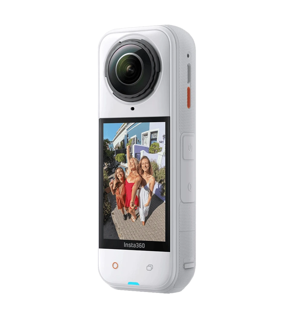Екшн-камера Insta360 X5 Standard Bundle - Satin White Limited Edition (CINSAAHA_X532) вид спереду