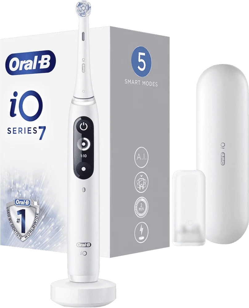 Електрична зубна щітка BRAUN Oral-B iO Series 7 iOM7.1A1.1BD 3758 White alabaster (4210201362982) вид пакування