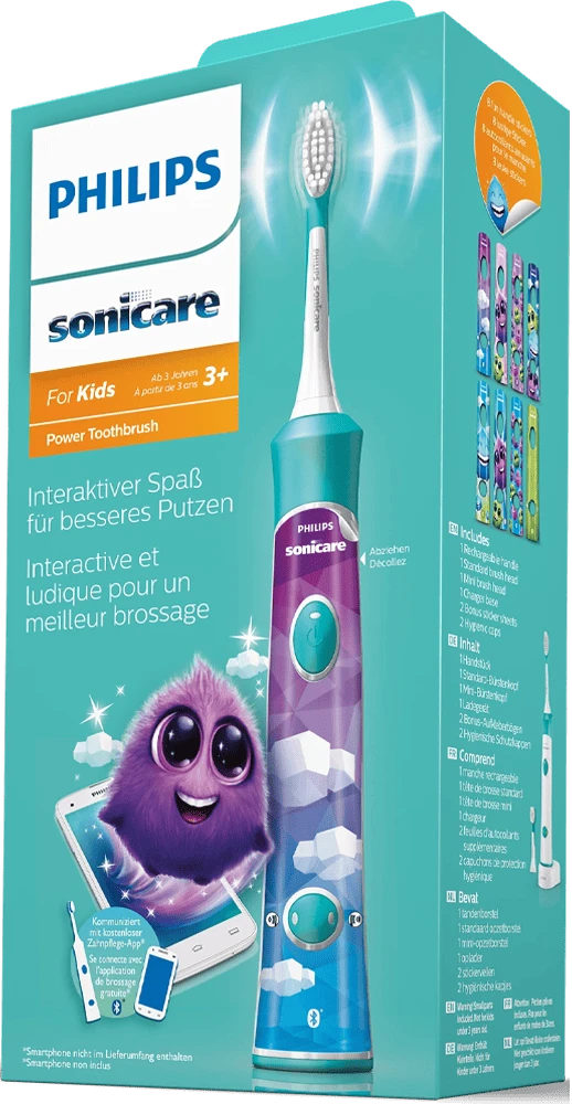 Електрична зубна щітка PHILIPS Sonicare For Kids HX6322/12 вид в упаковці