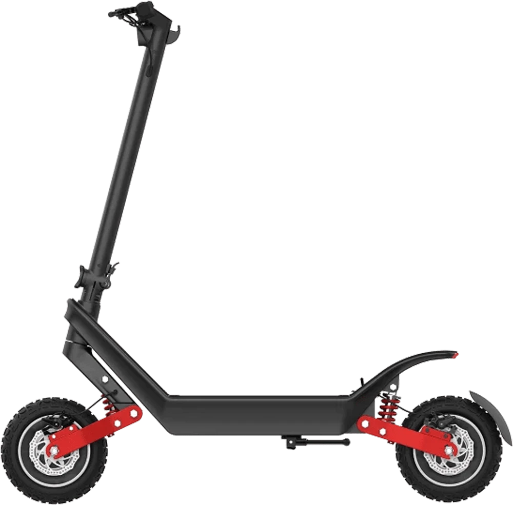 Електросамокат Proove Model Dual Sport SE App 1200W (чорно-червоний) повний вид самокату