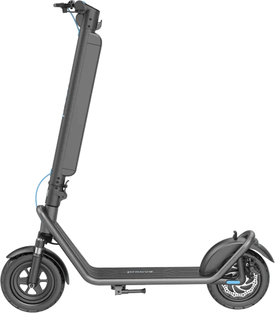 Електросамокат Proove Model Urban Plus App 450W чорно-сірий повний вид самокату
