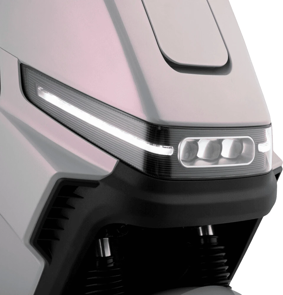 Електроскутер 2E FY70, (Сірий) 800 Wh вид фара