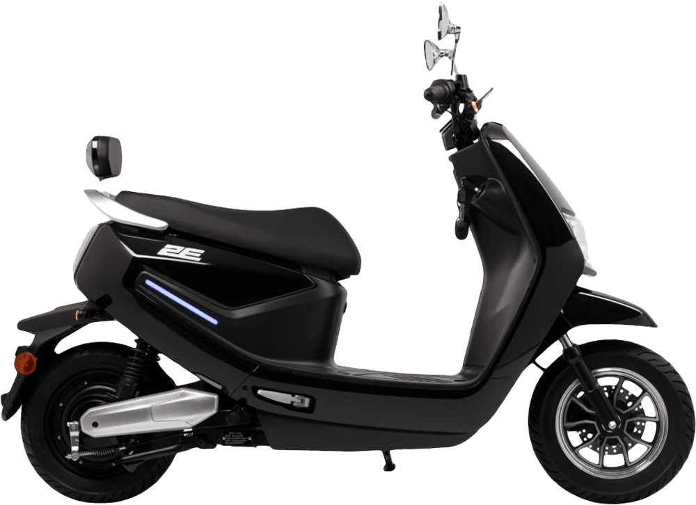 Електроскутер 2E MB5, (Чорний) 1200 Wh повний вид скутера