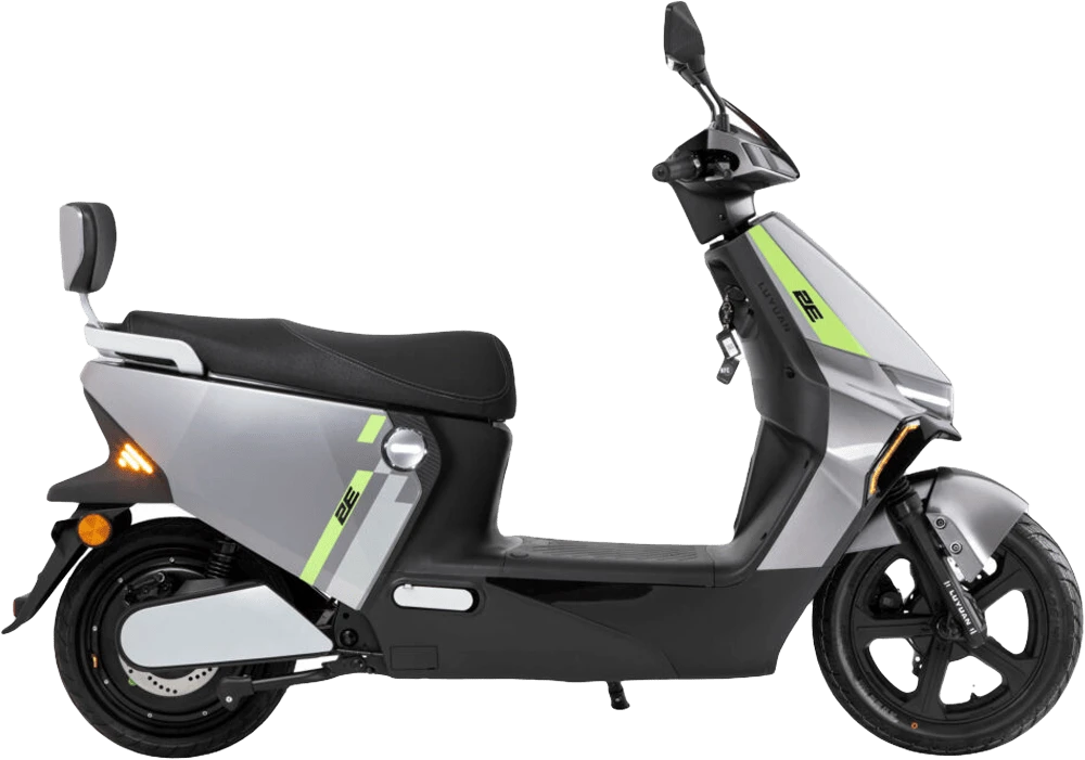 Електроскутер 2E S70, (Сірий) 1500 Wh повний вид скутера