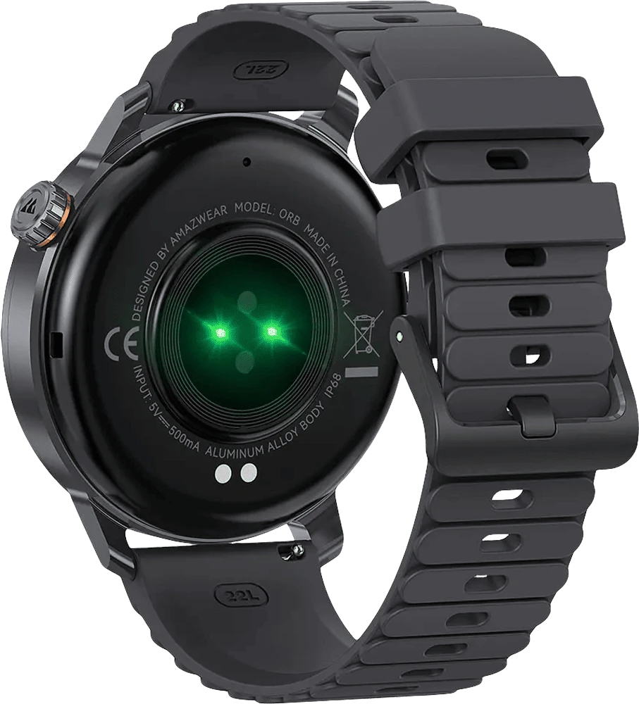 Фітнес-браслет KOSPET ORB GREY вид ззаду годинника