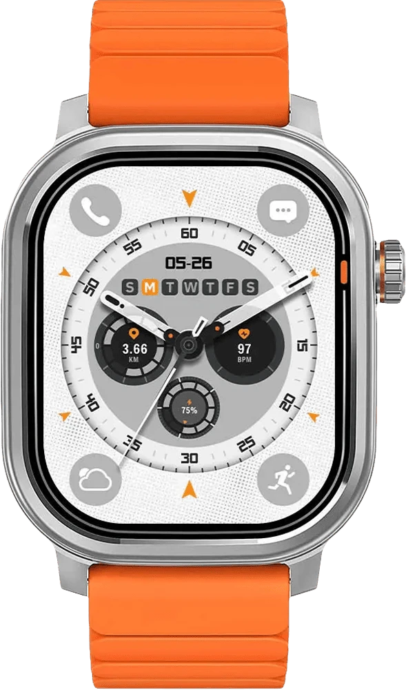 Фітнес-браслет KOSPET PULSE SILVER вид дисплею