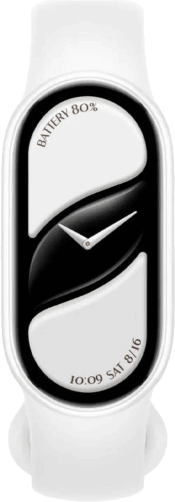 Фітнес-браслет Xiaomi Smart Band 10 Pearl White (BHR07Y5GL) передній вид