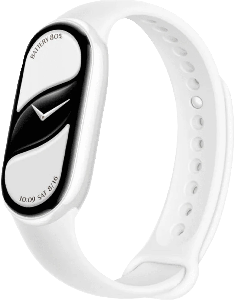 Фітнес-браслет Xiaomi Smart Band 10 Pearl White (BHR07Y5GL) боковий вид