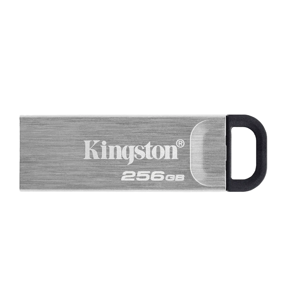 Флеш пам'ять DataTraveler Kyson 256GB USB 3.2 Silv er/Black DTKN/256GB головне