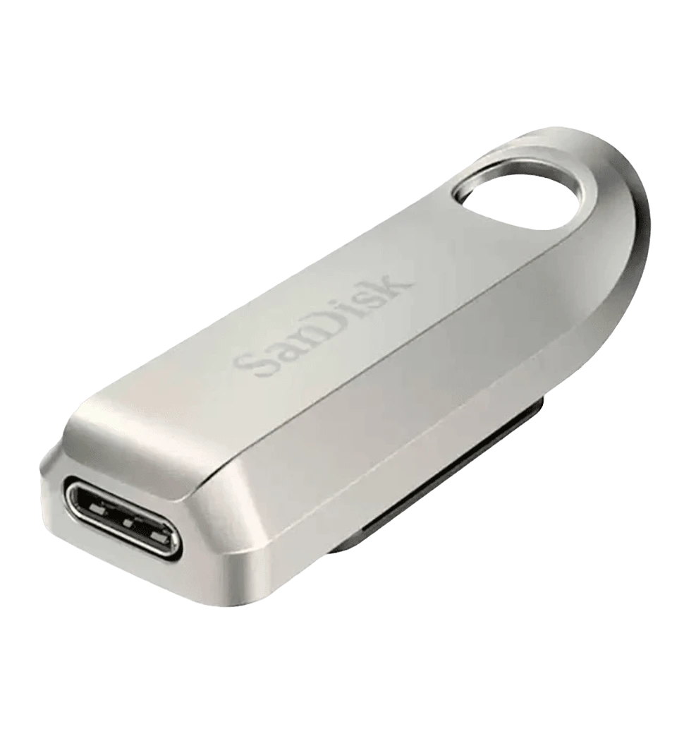 Флеш-пам'ять USB SanDisk Type-C 64Gb Ultra Luxe (SDCZ75-064G-G46) вид у складеному стані