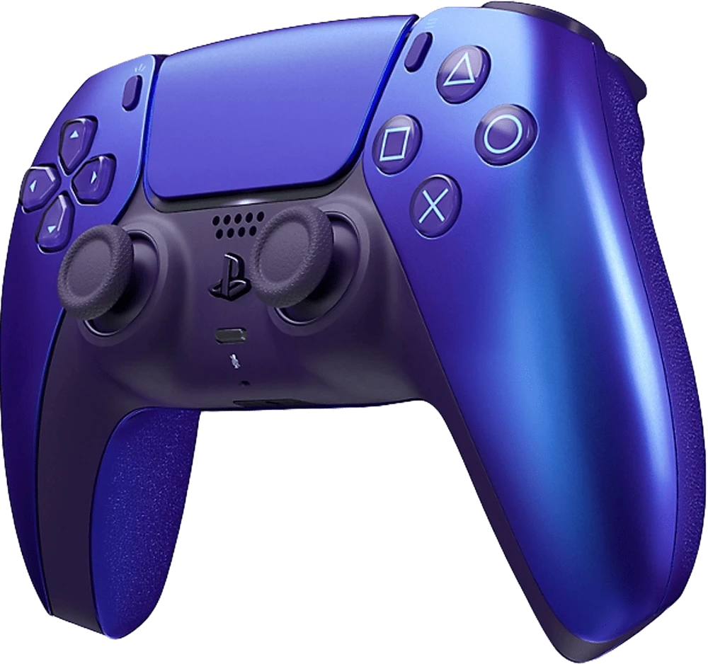 Геймпад DualSense Wireless Controller для Sony PS5 Chrome Indigo вид спереду