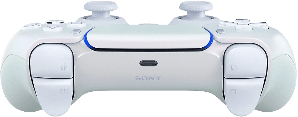 Геймпад DualSense Wireless Controller для Sony PS5 Chrome Pearl боковий вид