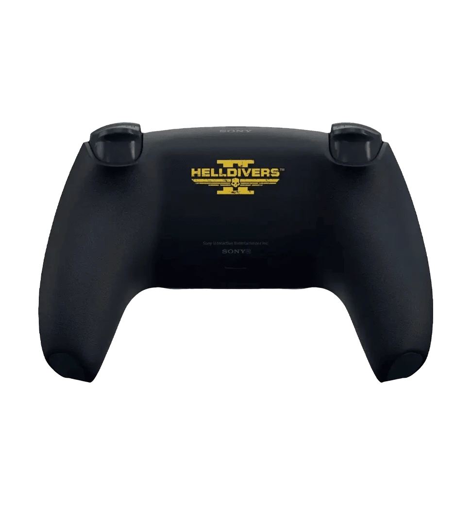 Геймпад DualSense Wireless Controller для Sony PS5 (Helldivers 2 Limited Edition) задній вид геймпаду