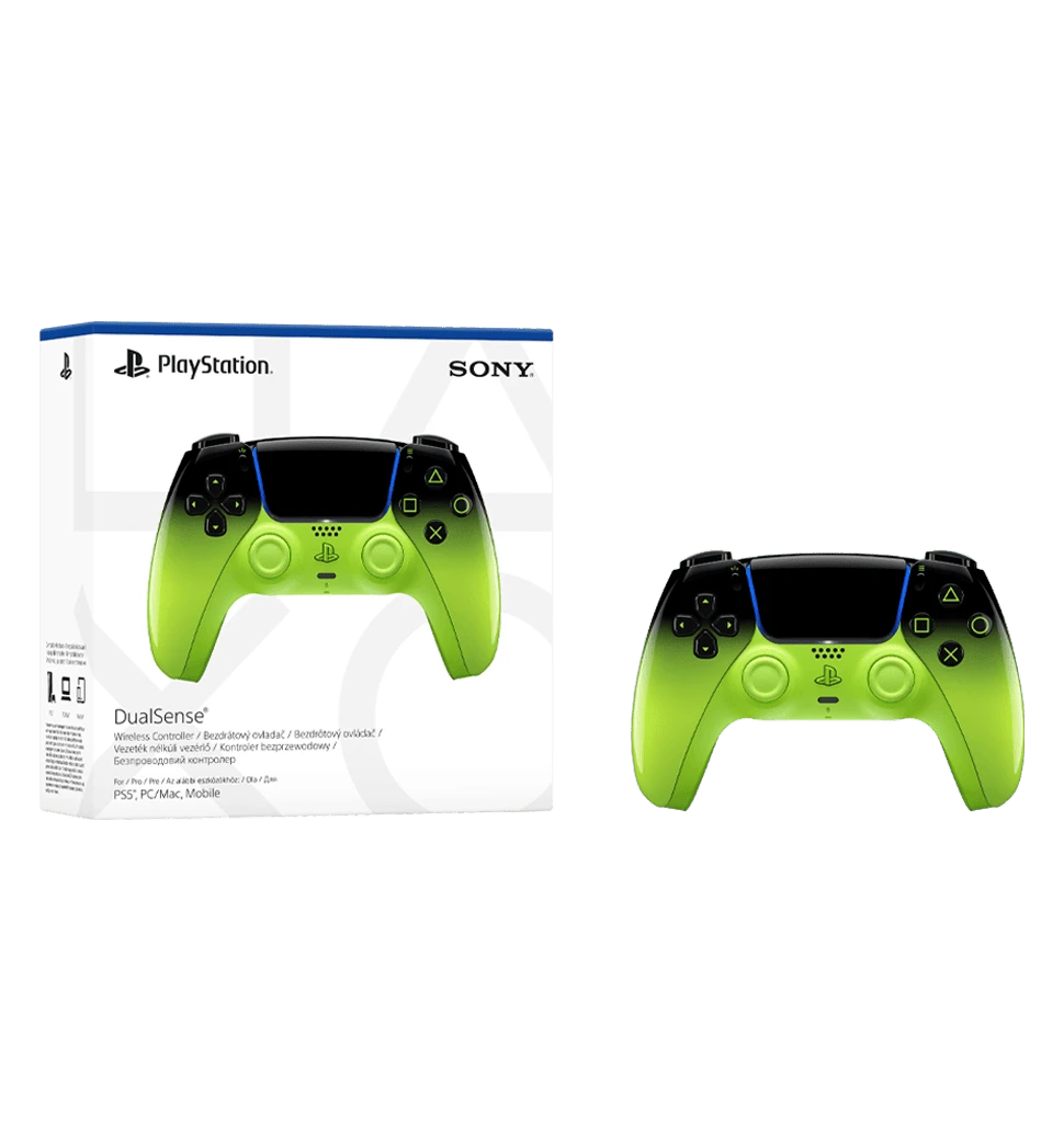 Геймпад DualSense Wireless Controller для Sony PS5 Remix Green передній вид