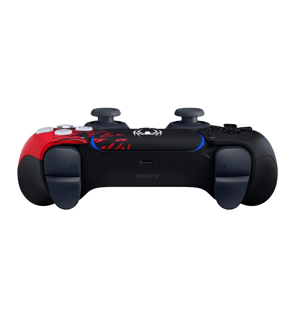 Геймпад DualSense Wireless Controller для Sony PS5 (Spider-Man 2 Limited Edition) верхній вид геймпаду горизонтально
