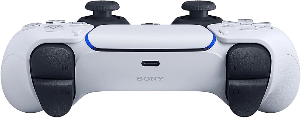 Геймпад DualSense Wireless Controller для Sony PS5 White DEMO вид зверху горизонтально