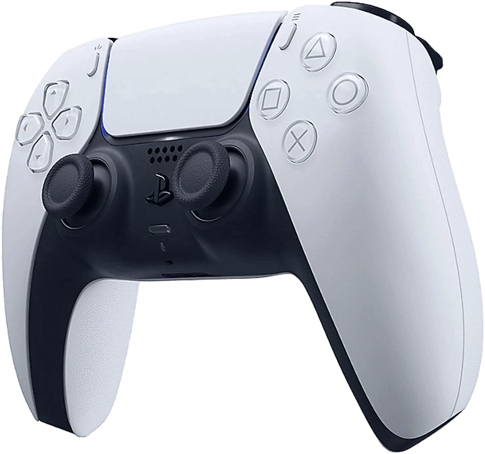 Геймпад DualSense Wireless Controller для Sony PS5 White DEMO вид під правим кутом