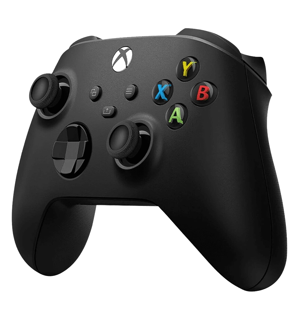 Геймпад Microsoft Xbox Series X | S Wireless Controller Carbon Black Б/В вид геймпаду під правим кутом