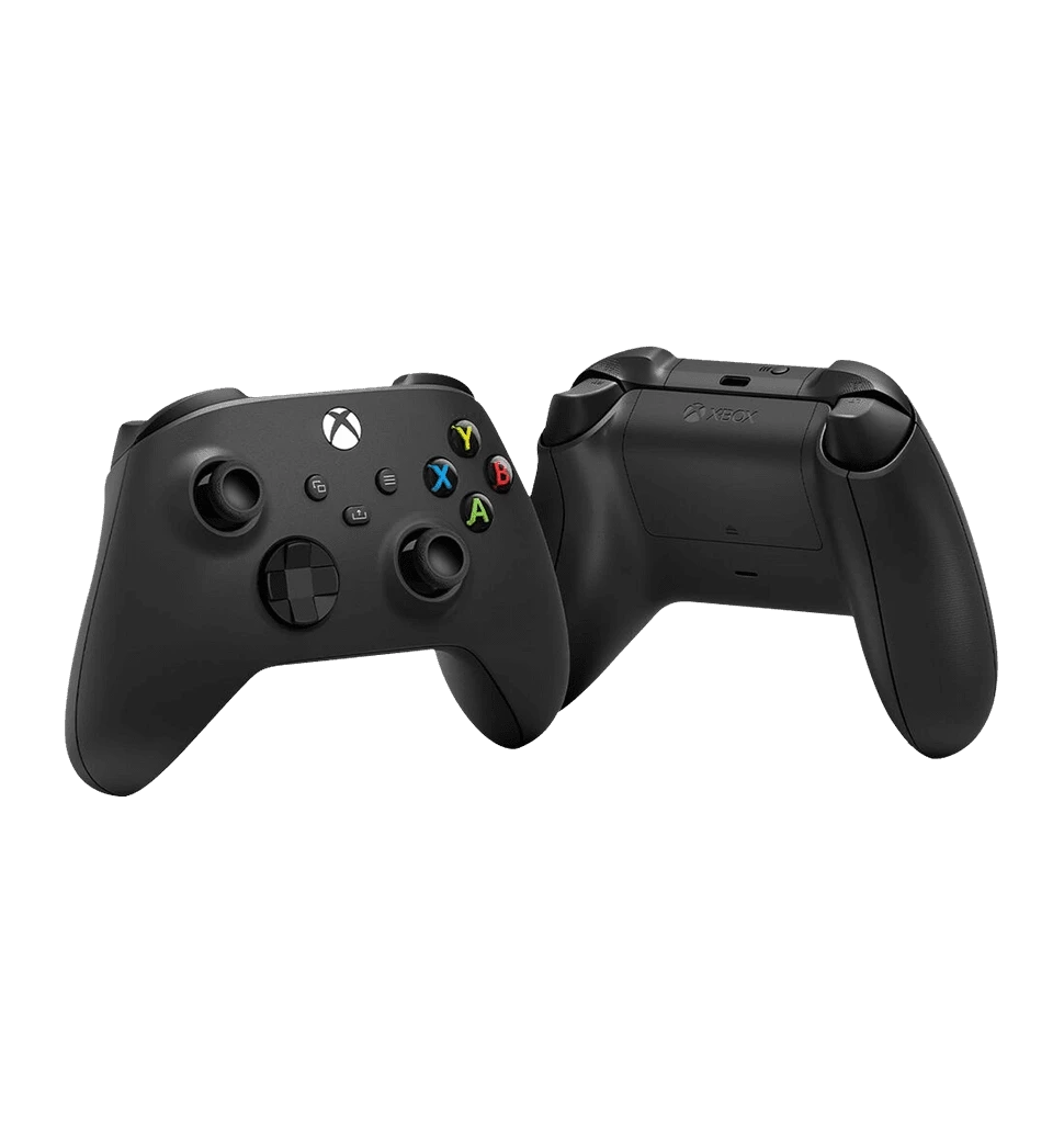 Геймпад Microsoft Xbox Series X | S Wireless Controller Carbon Black Б/В фото передньої та задьої сторони геймпаду
