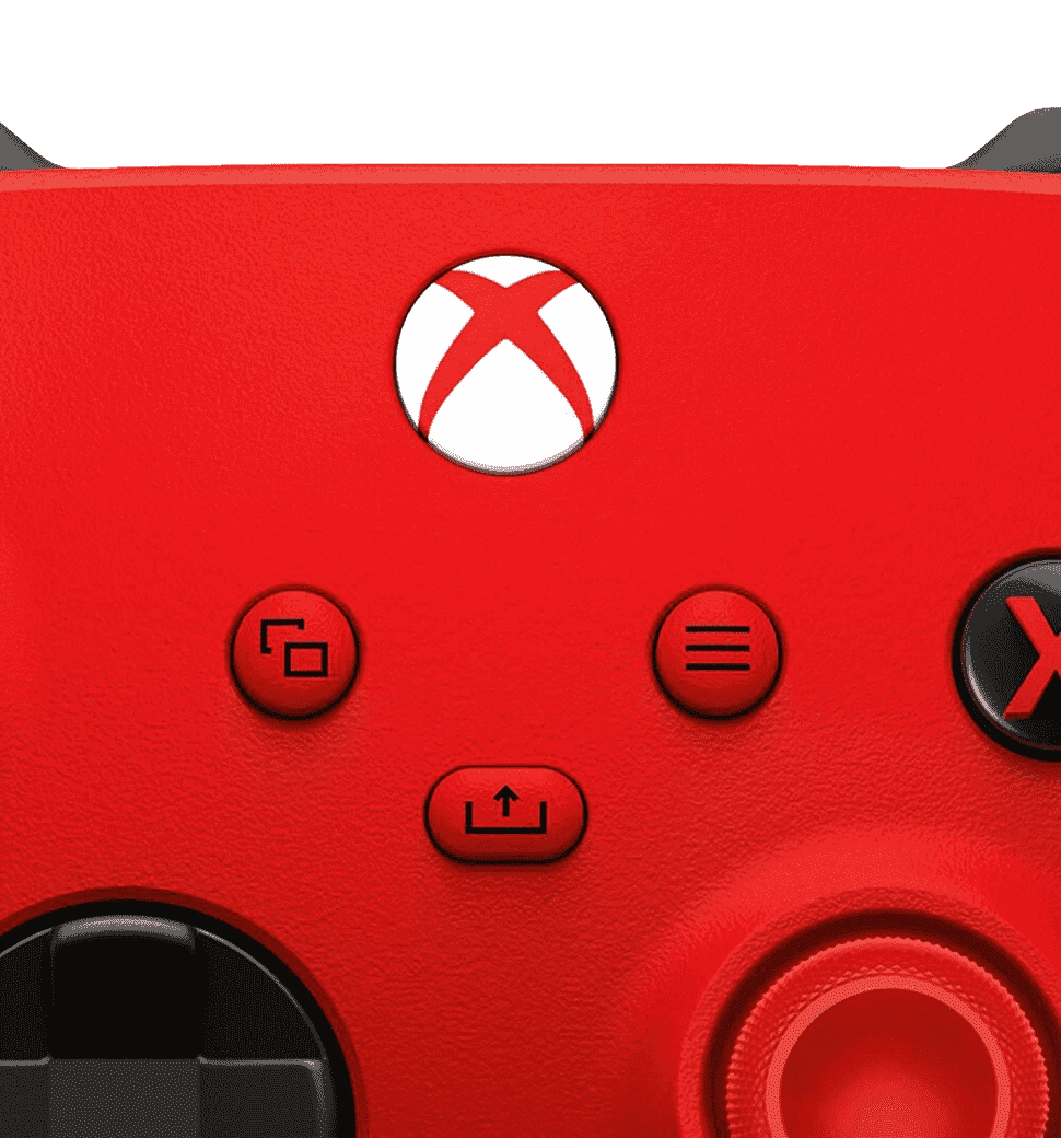 Геймпад Microsoft Xbox Series X | S Wireless Controller Pulse Red (QAU-00012) - фото геймпада крупним планом