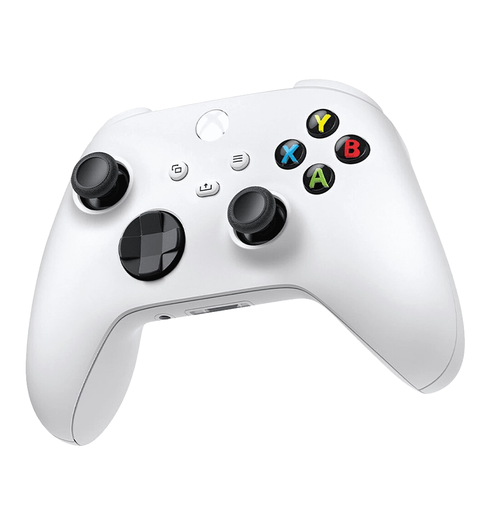 Геймпад Microsoft Xbox Series X | S Wireless Controller Robot White (QAS-00002) - фото під кутом