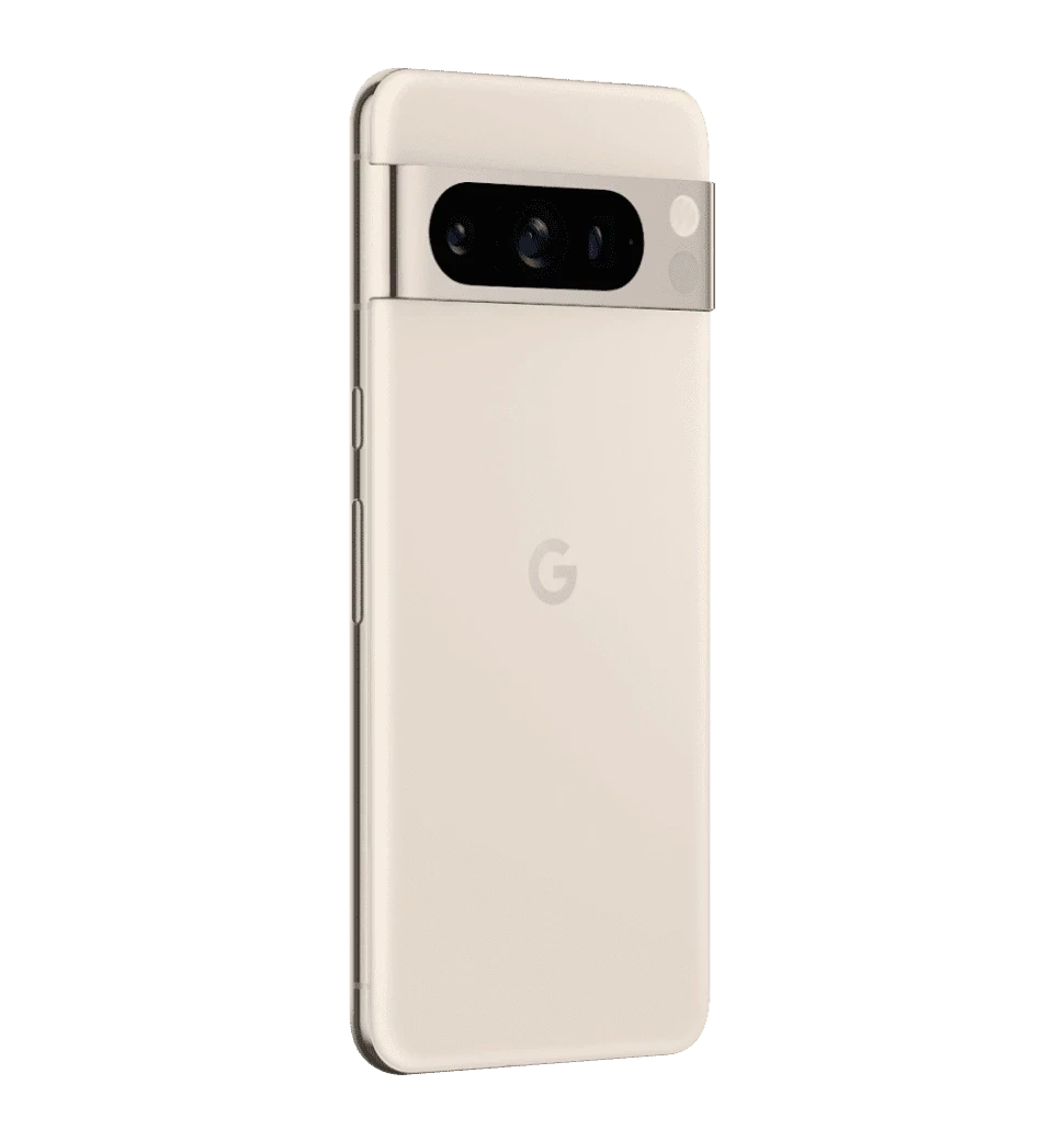 Google Pixel 8 Pro 12/128GB Porcelain Б/В задній боковий вид
