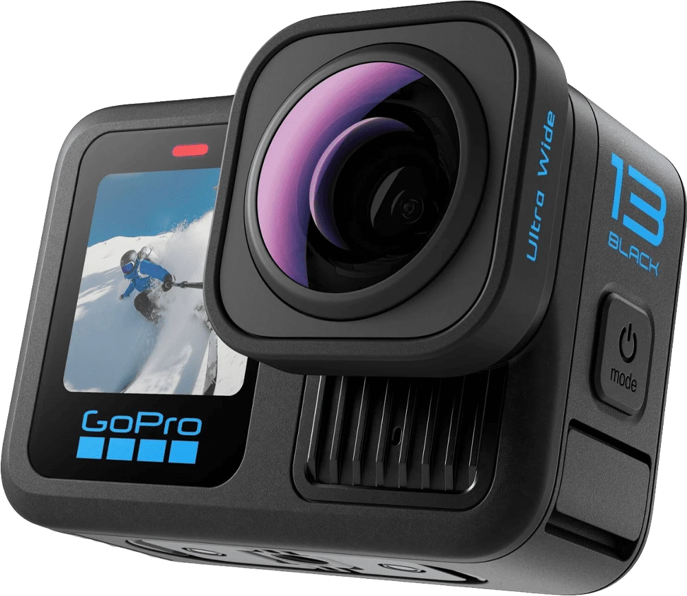 GoPro HERO 13 Black Ultra Wide Edition Camera (CHDRB-133-RW) вид спереду