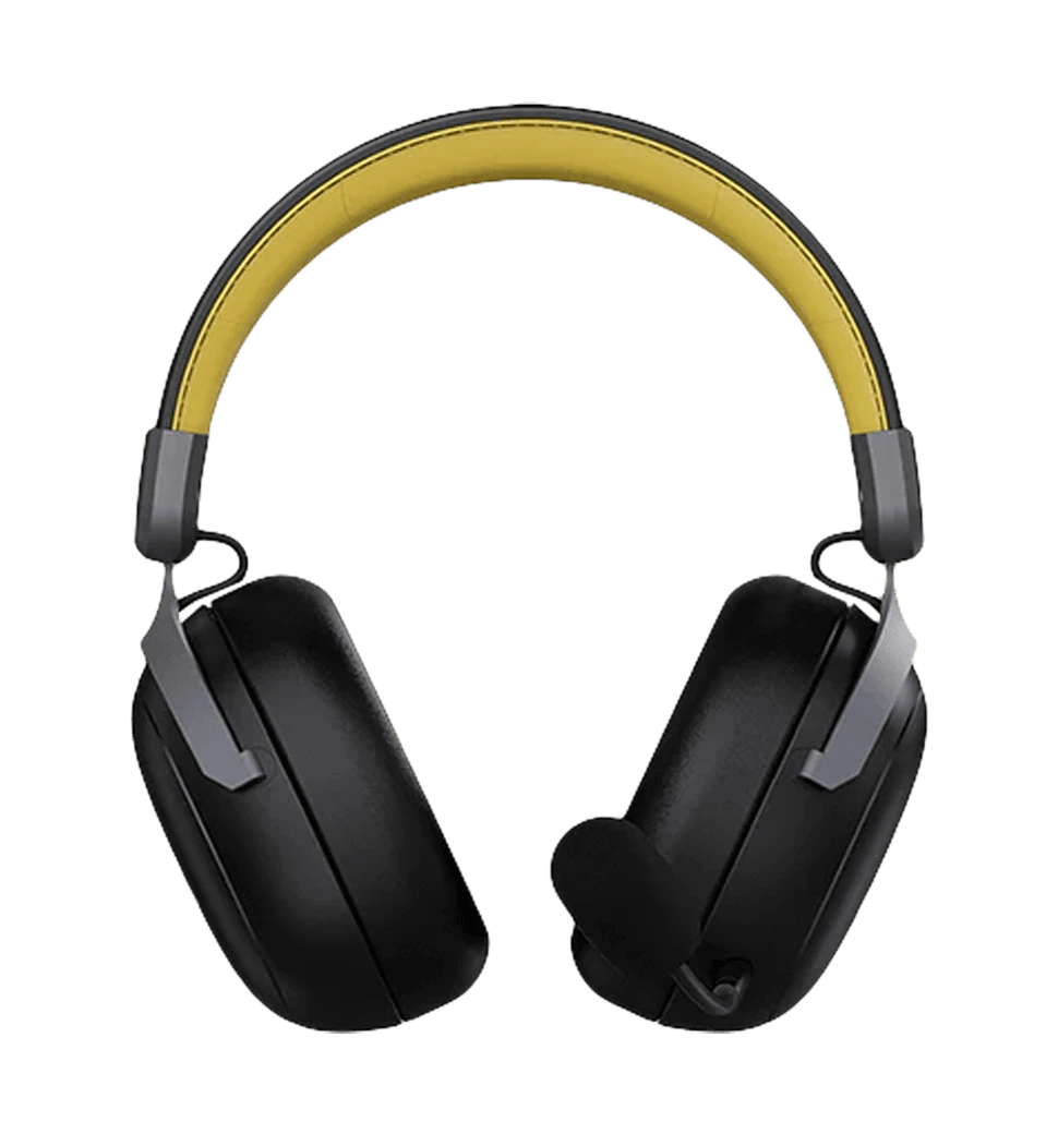 Ігрова гарнітура Ajazz AHM08 MAX 3-Mode Black передній вид