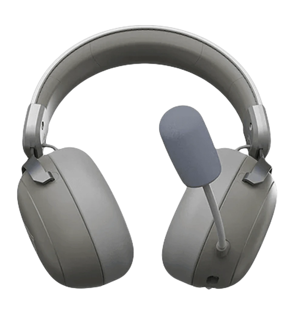 Ігрова гарнітура Ajazz AHM08 MAX 3-Mode Grey боковий вид