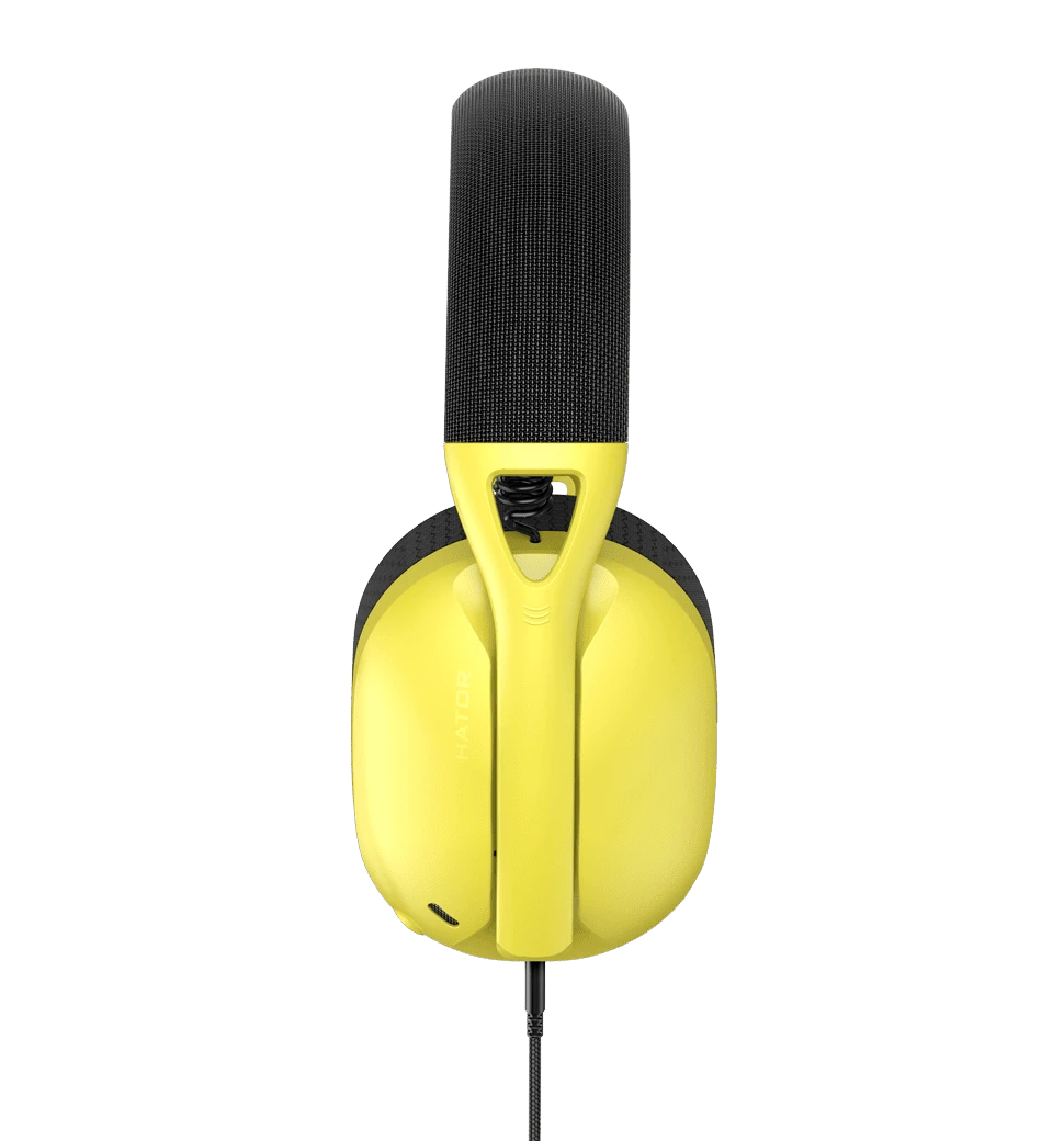 Ігрова гарнітура HATOR Hyperpunk 2 USB 7.1 (HTA-847) Black/Yellow вид амбушури