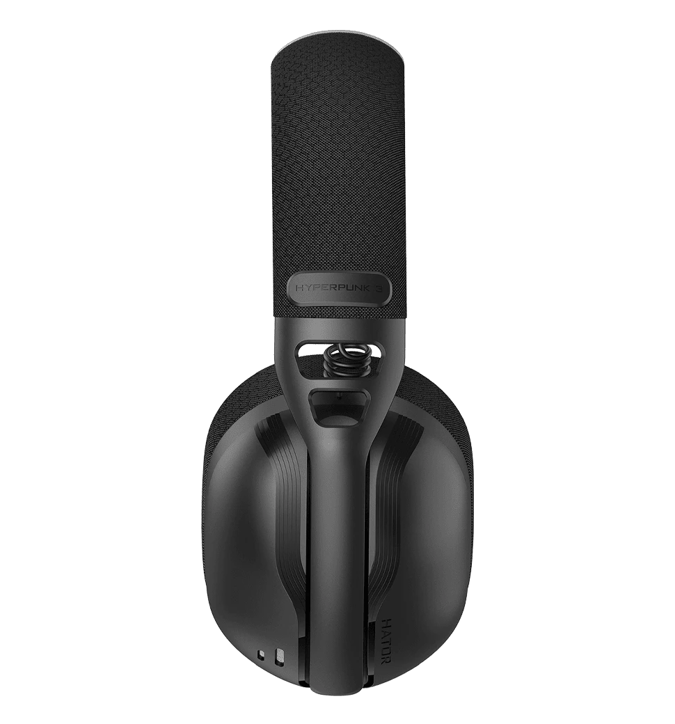 Ігрова гарнітура HATOR HYPERPUNK 3 Hi-Res (ESH10) USB7.1 black, Bluetooth phone calls, SyncHUB вид навушника