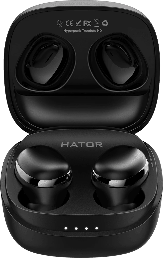 Ігрова гарнітура HATOR Hyреrpunk Truedots HD (HTA411) black, SyncHUB головне фото