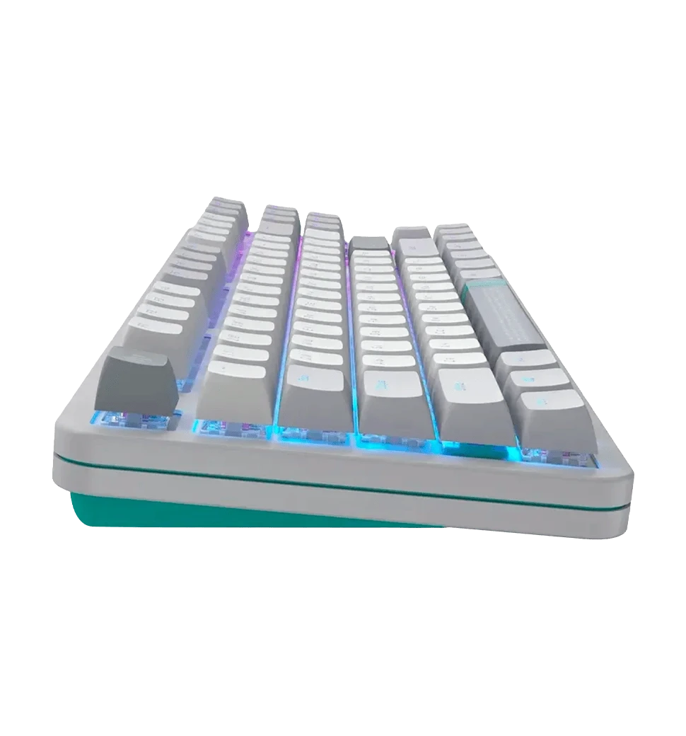 Ігрова клавіатура DARK PROJECT ALU87 Daylight ENG/UA (DPKB_DAYLIGHT_87_ANSI_UA) фото збоку