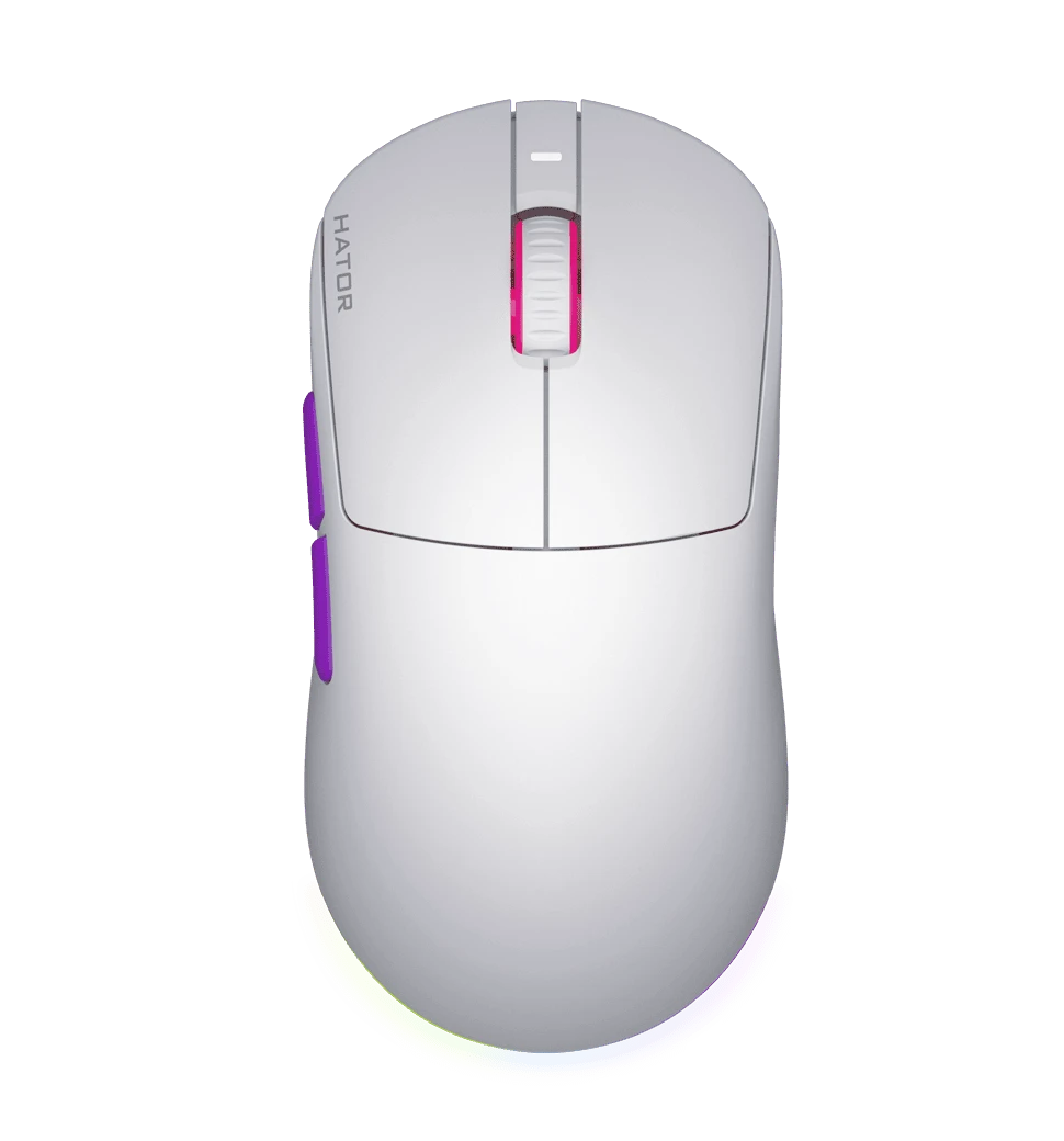 Ігрова миша HATOR Quasar 3 ULTRA 8K Wireless (HTM771) white головне фото