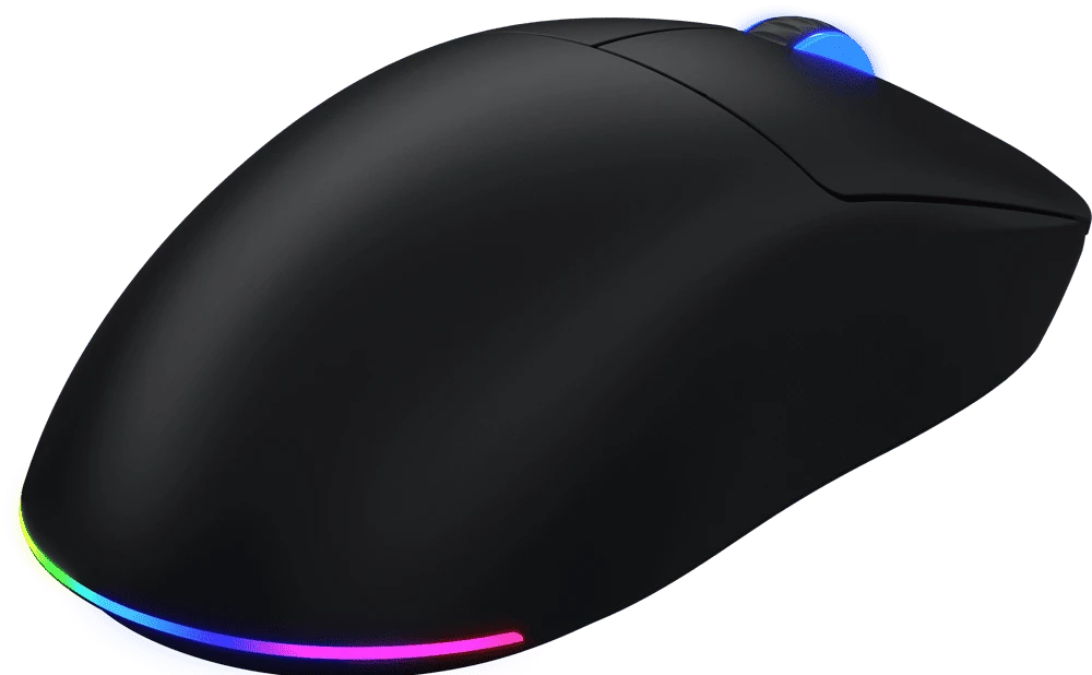 Ігрова миша HATOR Quasar 3 wireless (HTM730) black задній вид