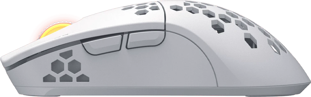 Ігрова миша HATOR Stellar PRO Wireless (HTM551) white бокове