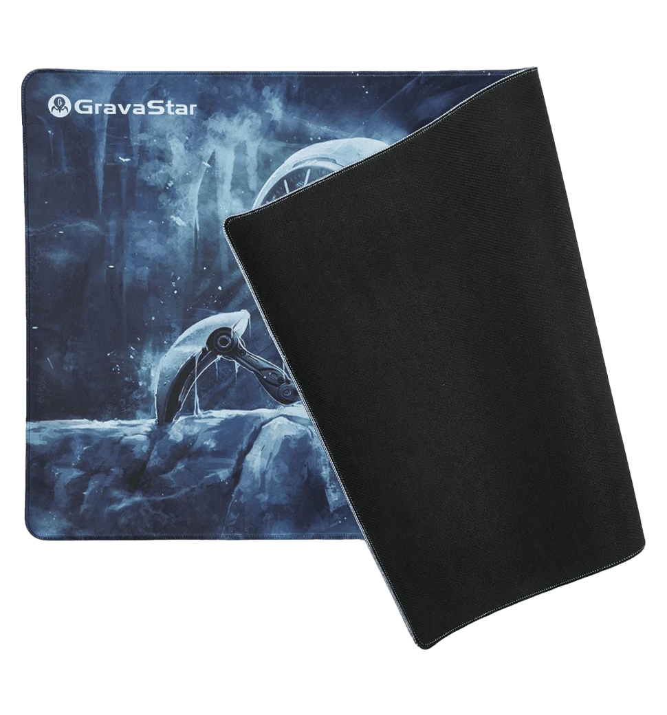 Ігрова поверхня GravaStar WINTER XL (900х450х3мм) білий фото ззаду