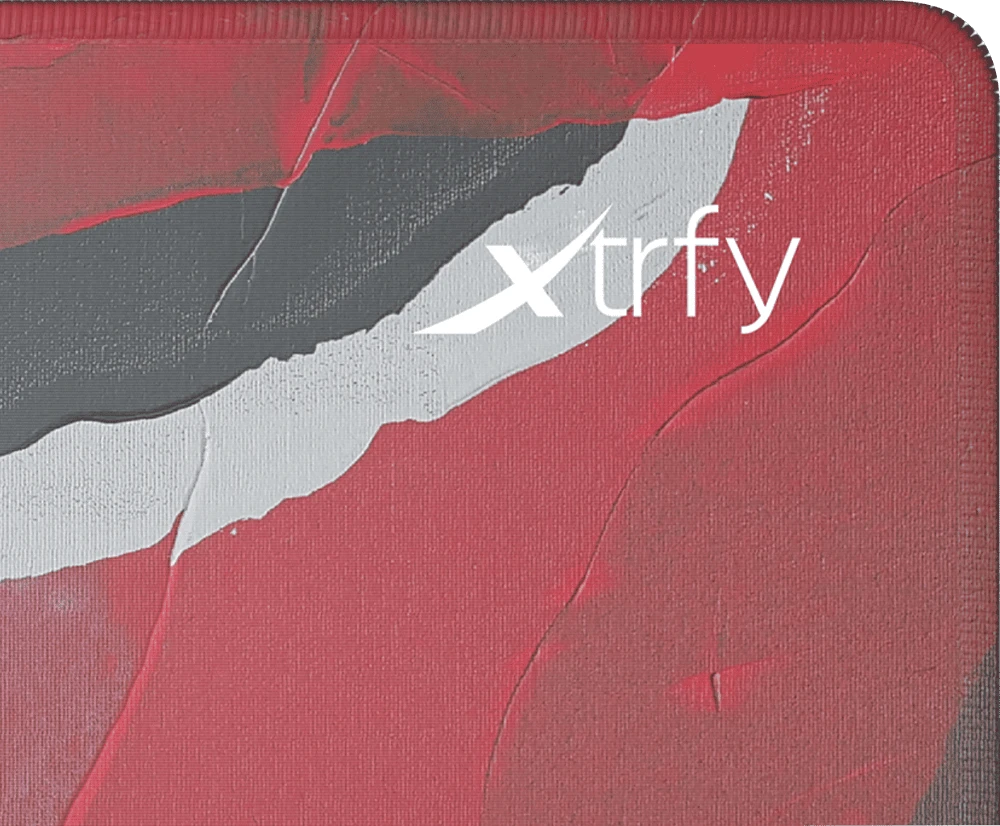 Ігрова поверхня Xtrfy GP4 Abstract Retro, L (460 x 400 x 4мм), червоний фото бренду