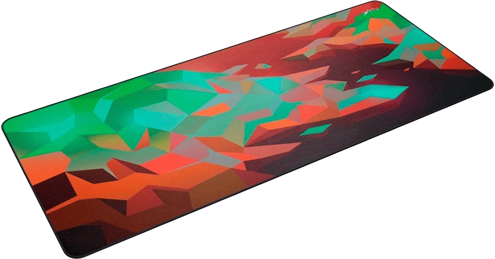 Ігрова поверхня Xtrfy GP5 Litus Red, XL (920 x 400 x 4мм), червоний боковий вид