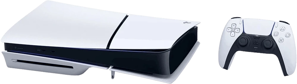 Ігрова приставка Sony PlayStation 5 Slim 1TB UA боковий вид