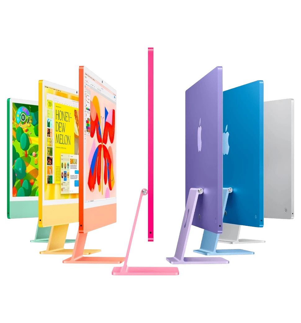 iMac 24 Retina 4.5K, Apple M4, 256GB, Blue (MWUF3) (2024) Б/В кольорова палітра