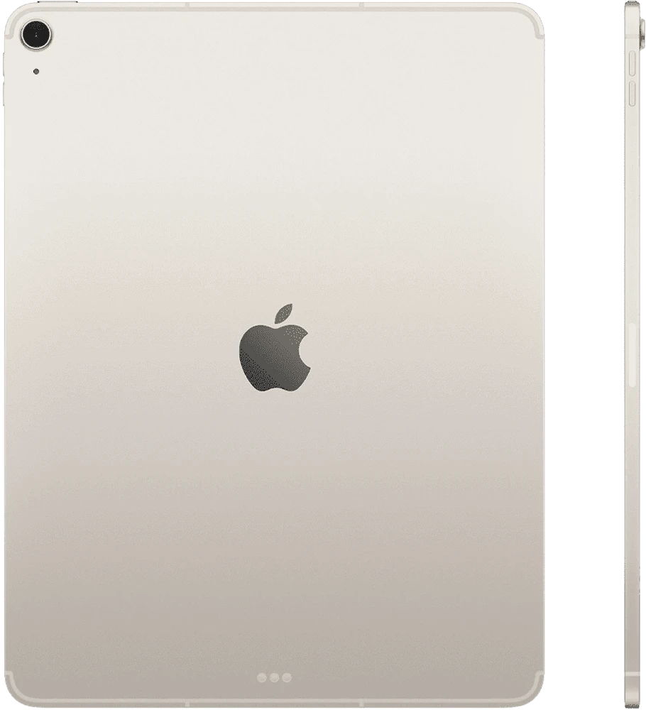 iPad Air 13 M4 (2026) Wi-Fi + Cellular 128GB Starlight (MH9F4) фото збоку