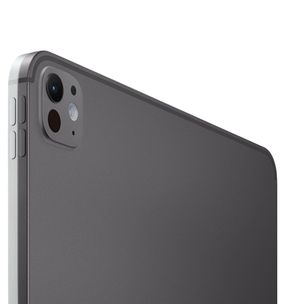 iPad Pro 13 M4 (2024) Wi-Fi with Standard Glass 1TB Space Black (MVX63) Б/В вид зблизька