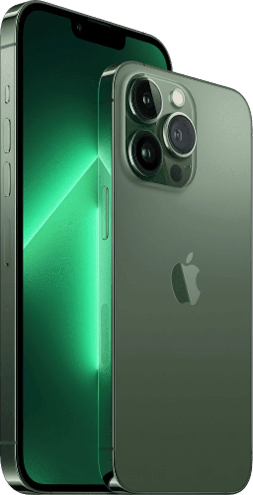 iPhone 13 Pro Max 128 Alpine Green Б/В вид бічна грань та задня кришка