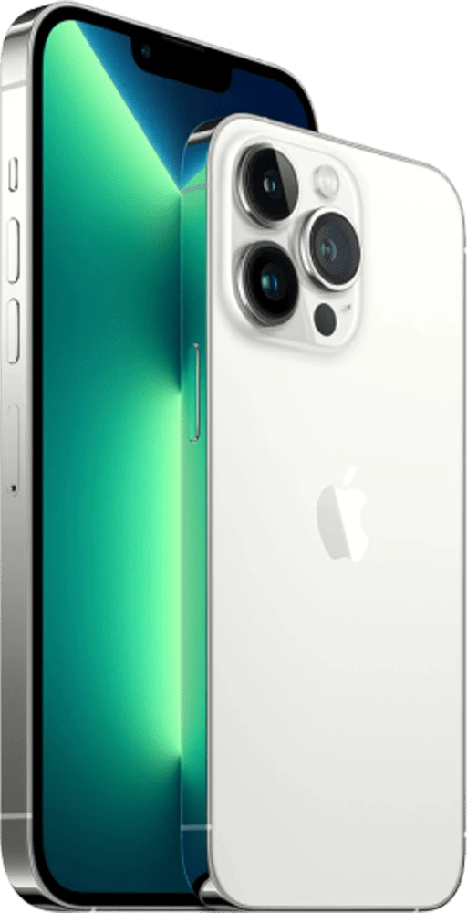 iPhone 13 Pro Max 1TB Silver Б/В вид задня кришка та бічна грань