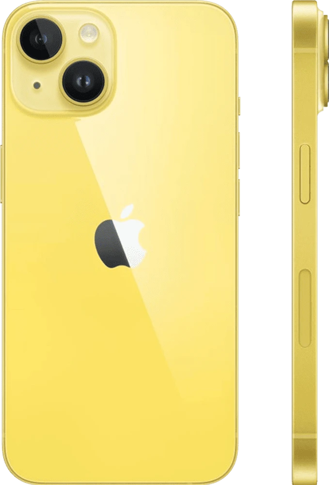 iPhone 14 128 Yellow Б/В вид задня кришка та бічна грань