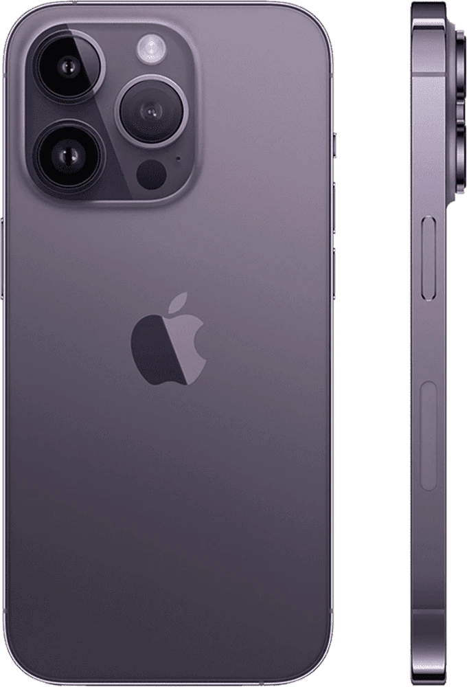 iPhone 14 Pro Max 128 Deep Purple Б/В вид задня кришка та бічна грань